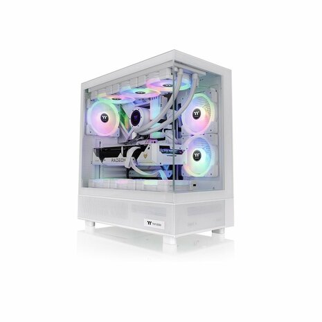 De Thermaltake View 270 TG ARGB Snow | Mid Tower Case | Wit (CA-1Y7-00M6WN-00)