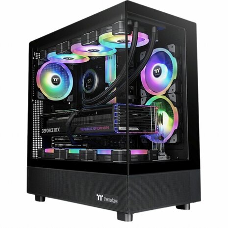 Thermaltake View 270 Plus TG ARGB | Mid Tower Case | Zwart (CA-1Y7-00M1WN-01)