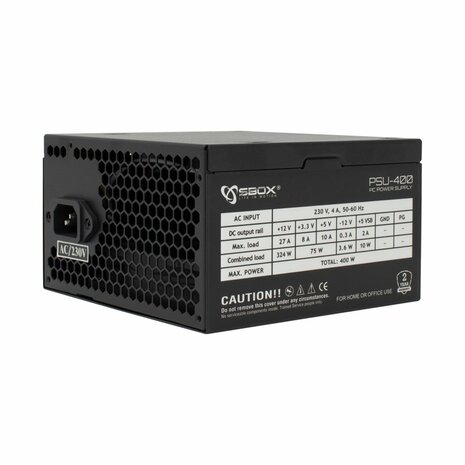 SBOX PCC-12 | Micro-ATX PC Case | Inclusief 500W PSU | USB 3.0 | Behuizing