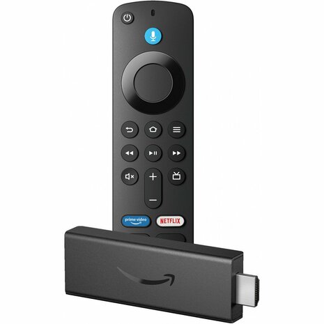 Amazon Fire TV Stick HD – Streaming Media Player | Full HD | Fire OS | HDMI | Wi-Fi & Bluetooth | Alexa Voice Remote | OPEN BOX