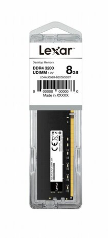Lexar | 1×8 GB DDR4 | 3200 MHz | UDIMM | CL22 | Geheugenmodule | RAM