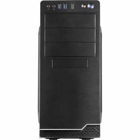 Inter-Tech IT-5916 | Midi Tower Case | 500 Watt Voeding | Zwart