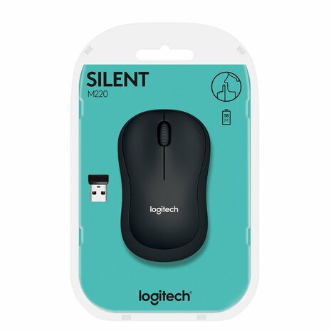 Logitech M220 | Draadloze Muis | Links- en Rechtshandig | RF | 1000 DPI | Grijs | RENEWED