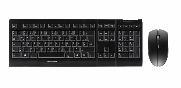 CHERRY B.Unlimited 3.0 | Draadloze Muis en Toetsenbordcombo | QWERTY | Zwart