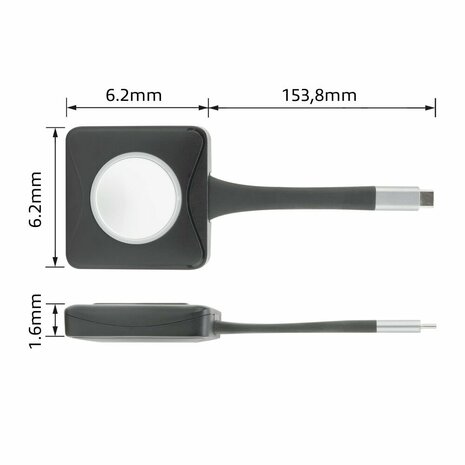 ACT Aero 4K Presentator Knop (AC7961) | USB-C | 4K | Draadloos | Tot 20m | Plug and Play