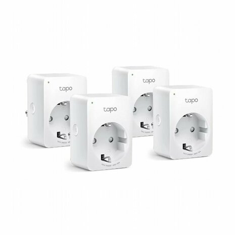 TP-Link Tapo P110 | Smart Plug | 2990 W | Wit | 4 Pack
