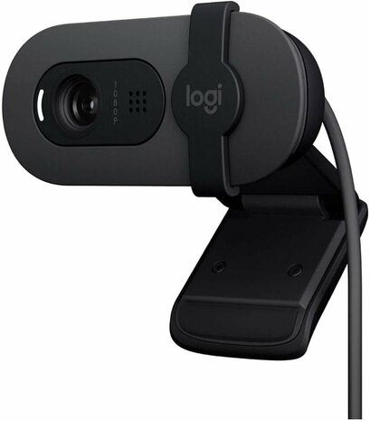 Logitech Brio 100 Full HD Webcam | 1080p | Ingebouwde Microfoon | Privacy Shutter | USB-A | Grafiet