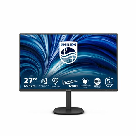 Philips 27B2N3500J/00 | 27" Quad HD IPS Monitor | 120 Hz | Zwart