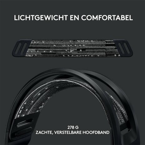 Logitech G G733 LIGHTSPEED Wireless Gaming Headset | RGB | Zwart