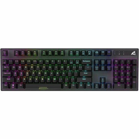 Sharkoon SKILLER SGK20 RGB | Mechanisch Gaming Toetsenbord | QWERTY | Zwart