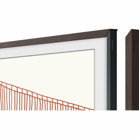 Samsung Lijst voor 85" Samsung The Frame TV | Modern Walnoothout