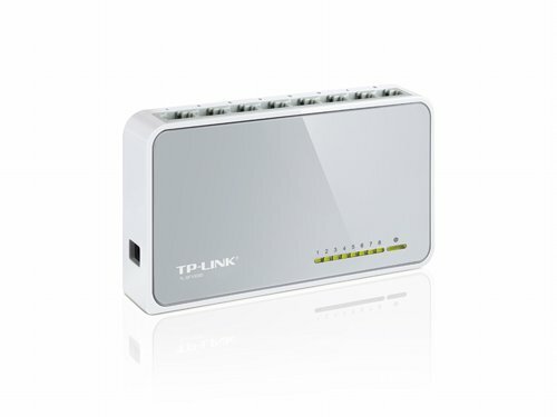 TP-LINK TL-SF1008D Unmanaged Fast Ethernet (10/100) Wit