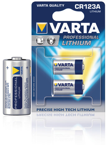 VARTA Lithium Batterij CR123A 3 V (2-stuks verpakking)