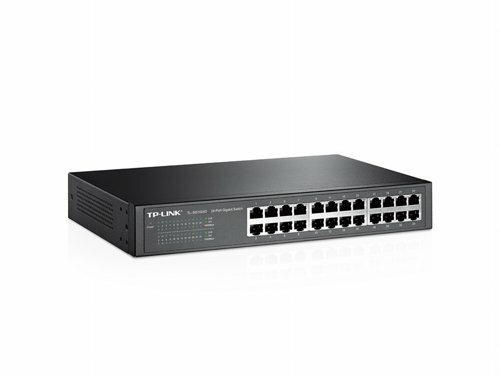 TP-Link TL-SG1024D | Unmanaged Switch | 24 Poorten | Gigabit Ethernet (10/100/1000 Mbps) | Grijs