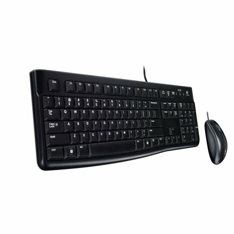 Logitech Desktop MK120 toetsenbord USB QWERTY US International Zwart