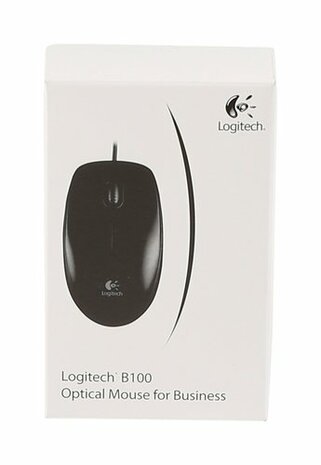 Logitech B100 muis Ambidextrous USB Type-A Optisch 800 DPI