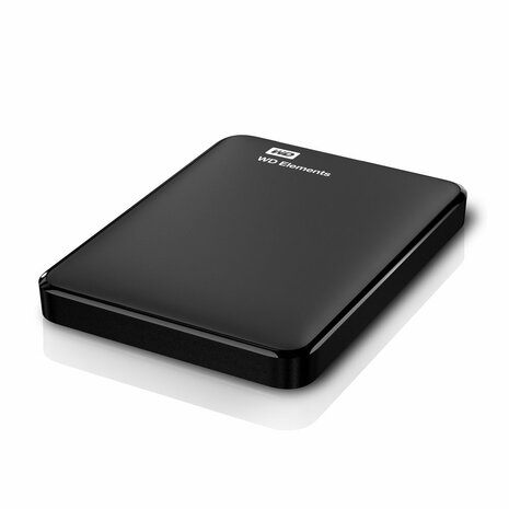 Western Digital WD Elements Portable 2.5 Inch externe HDD 1TB, Zwart