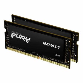 Kingston Fury Impact | 16GB 2x8GB DDR4 | 3200MHz | SO-DIMM | CL20 | Geheugenmodule | RAM