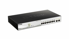 D-Link DGS-1210-10MP/E | Managed L2 Switch | 10 Poorten | Gigabit Ethernet (10/100/1000 Mbps) | PoE