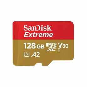 SanDisk Extreme | MicroSDXC | 128GB | Class 10 | UHS-I U3