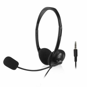 ACT AC9330 | On-Ear Headset met Microfoon | Zwart