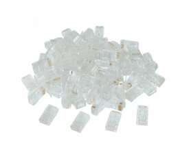 Gembird LC-8P8C-002/100 | RJ-45 Kabelconnector | 8P8C UTP CAT6 | 100 Stuks | Transparant