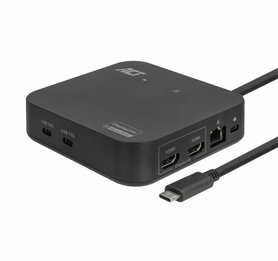 ACT AC7150 | Docking Station | USB-C | Zwart