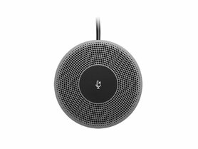 Logitech Expansion Mic for MeetUp | Uitbreidingsmicrofoon | Beamforming | Snoerlengte 6 m | Zwart/Grijs
