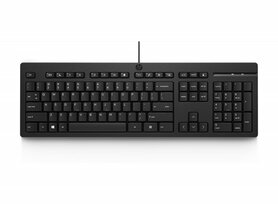 HP 125 | Bedraad Toetsenbord | USB | QWERTY US International | Zwart