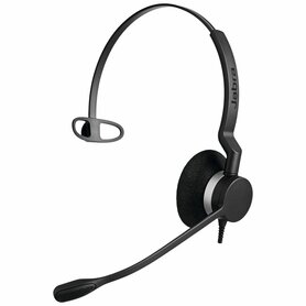 Jabra BIZ 2300 | Bedrade On-ear Headset USB-A | Microsoft Lync Mono | Zwart