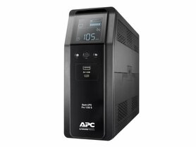 APC Back-UPS Pro BR1200SI | 1200 VA | 8x IEC C13 Stopcontacten (6 op Accu) | Pure Sine Wave | AVR Technologie | USB Type A & C | LCD-scherm