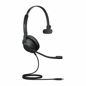 Jabra Evolve2 30 MS | Mono Bedrade On-Ear Headset USB-C | Zwart