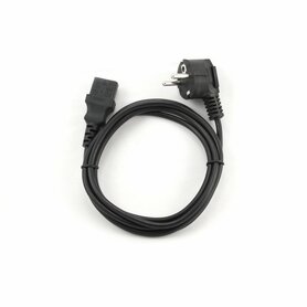 Gembird PC-186 | 1,8 m Stroomkabel | CEE 7/4 Male naar C14 | Zwart | VDE-goedgekeurd