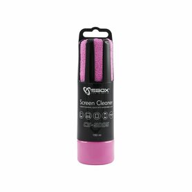 SBOX Schermreiniger CS-5005 | 150 ml | Met Microvezeldoekje | Roze