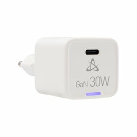 SBOX USB Oplader HC-30 | 30W GaN | USB Type-C | Wit