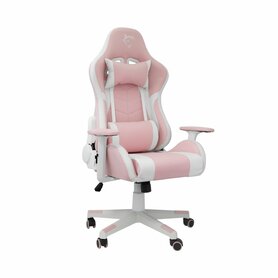 White Shark ROXY | Roze Gamestoel met Verstelbare Rugleuning | Belastbaar tot 120 kg