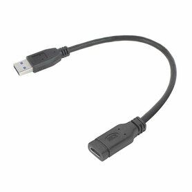 ACT Adapterkabel | USB Type-A (Male) naar USB Type-C (Female) | 0,2 meter